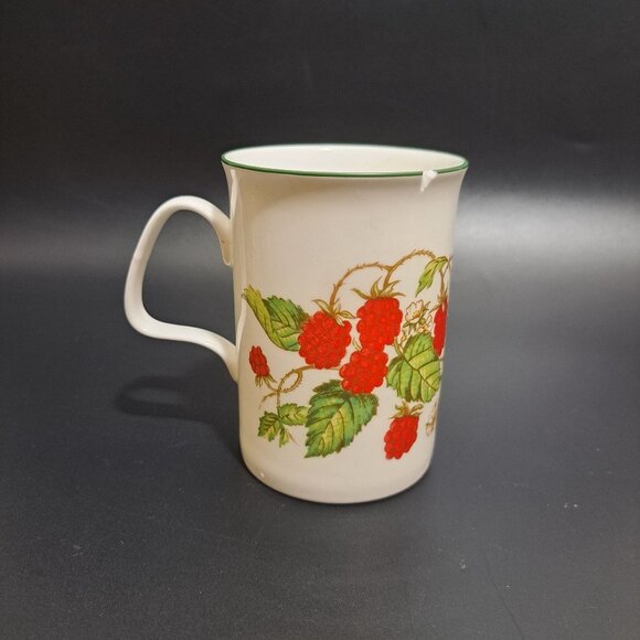 Roy Kirkham Raspberry Fruit Garden Bone China Mug AS IS - Picture 7 of 11